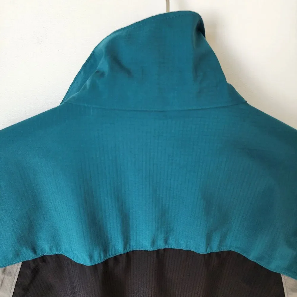 Vtg Made In USA Linksport Gore-Tex Windbreaker Jacket LG 100% Nylon Colorblock